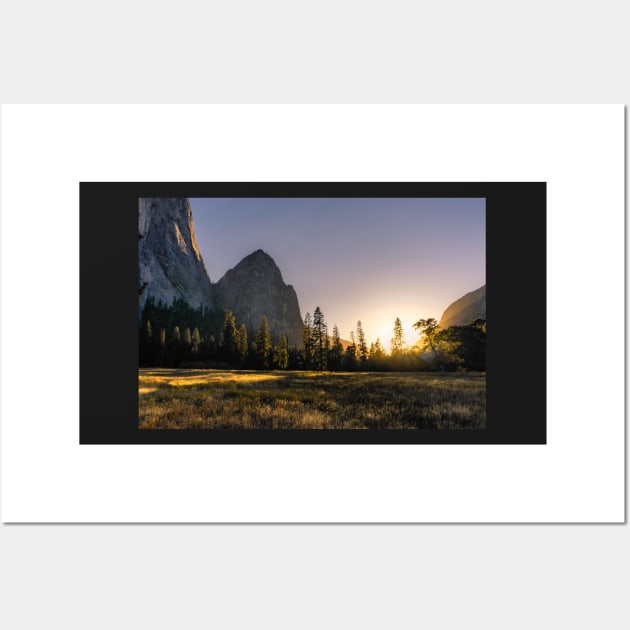 Yosemite Valley Sunset Wall Art by Robtography